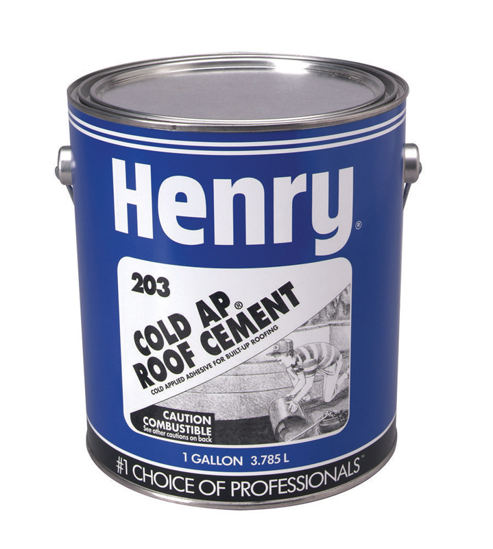 Henry Roll Roofing Cold-Ap Roof And Lap Adhesive 1 gal. Black