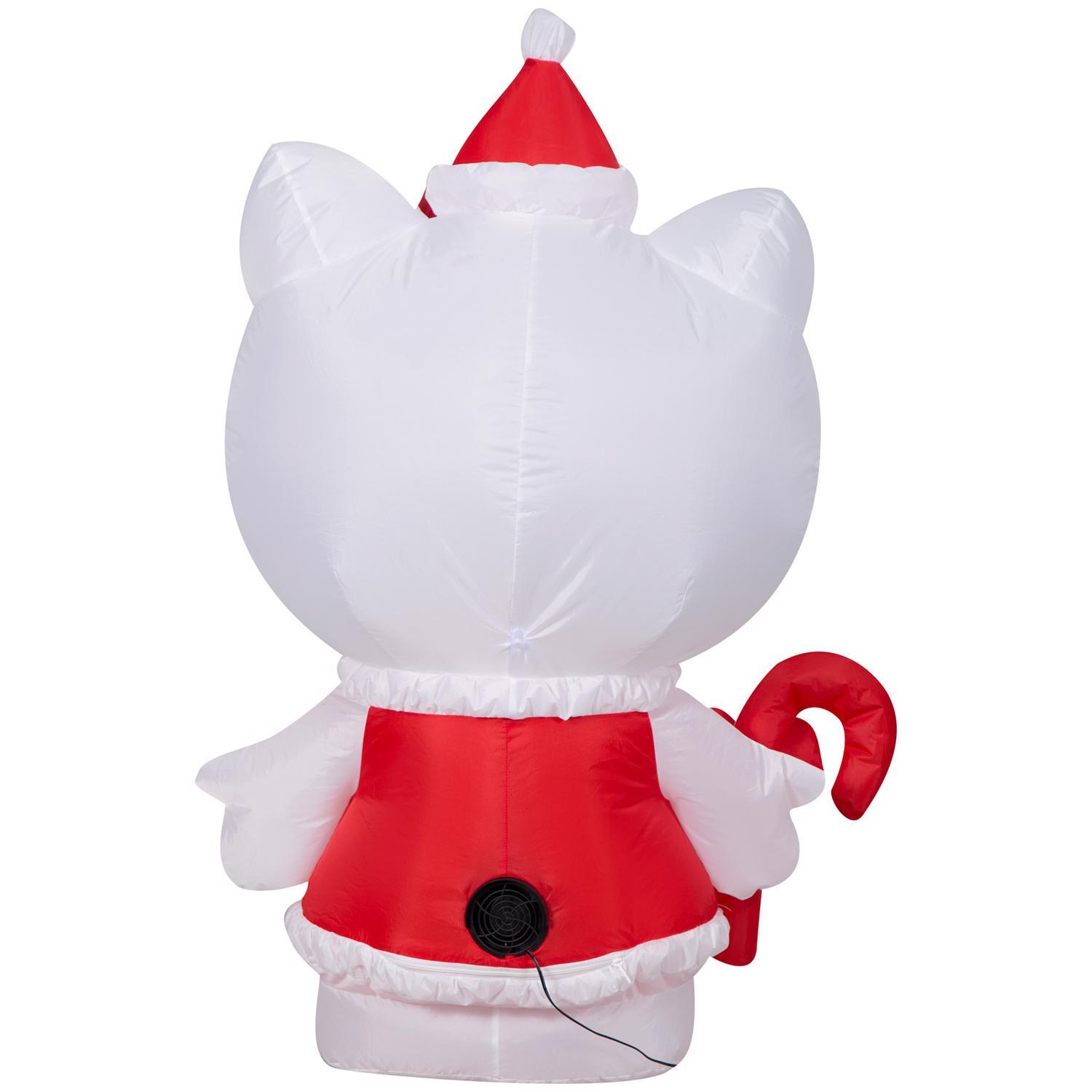 Hello Kitty Airblown LED Hello Kitty in Holiday Dress 4 ft. Inflatable