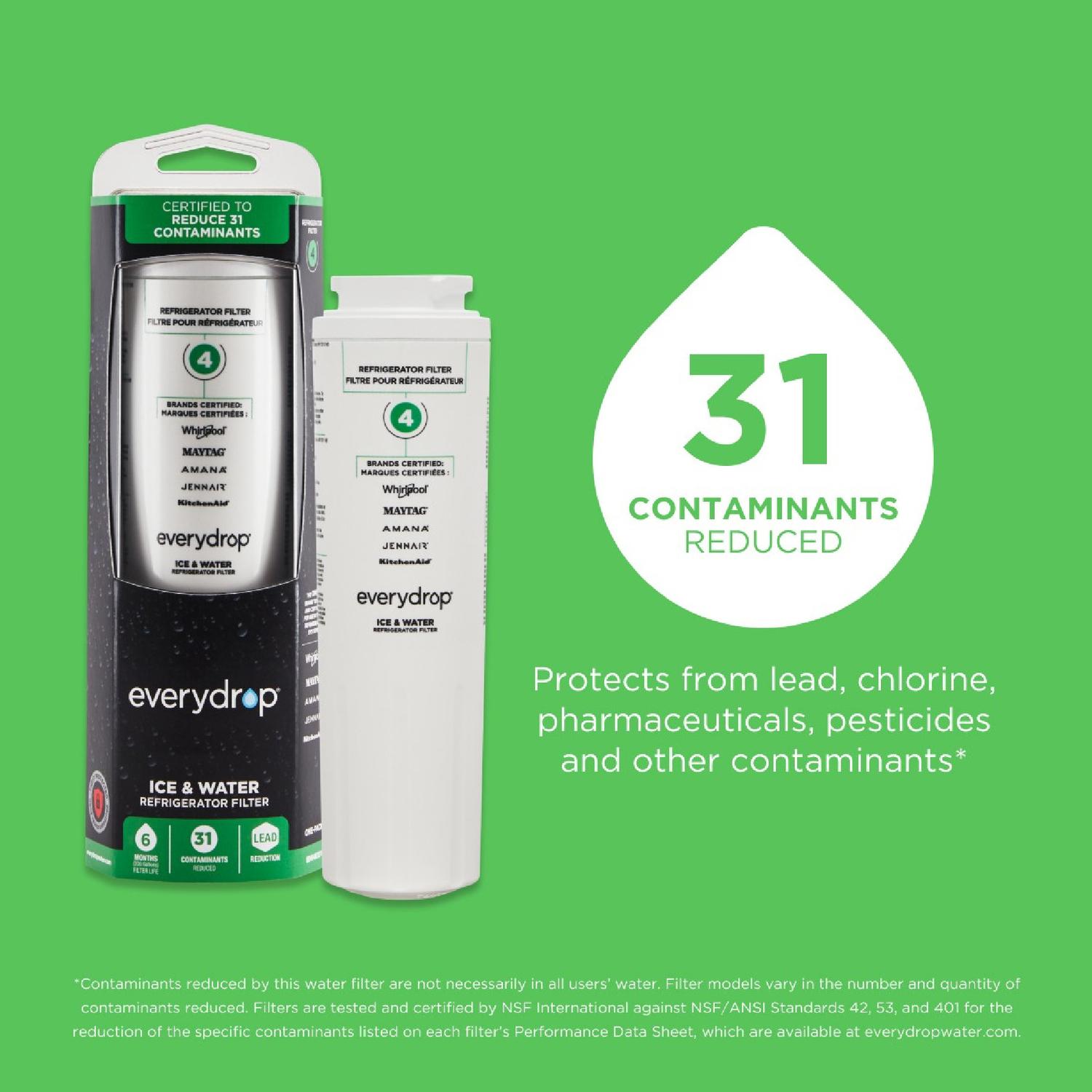 EveryDrop Refrigerator Replacement Filter EDR4RXD1