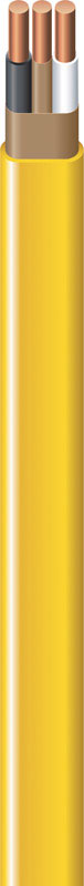 Southwire 250 ft. 12/2 Romex Type NM-B WG Non-Metallic Wire Yellow