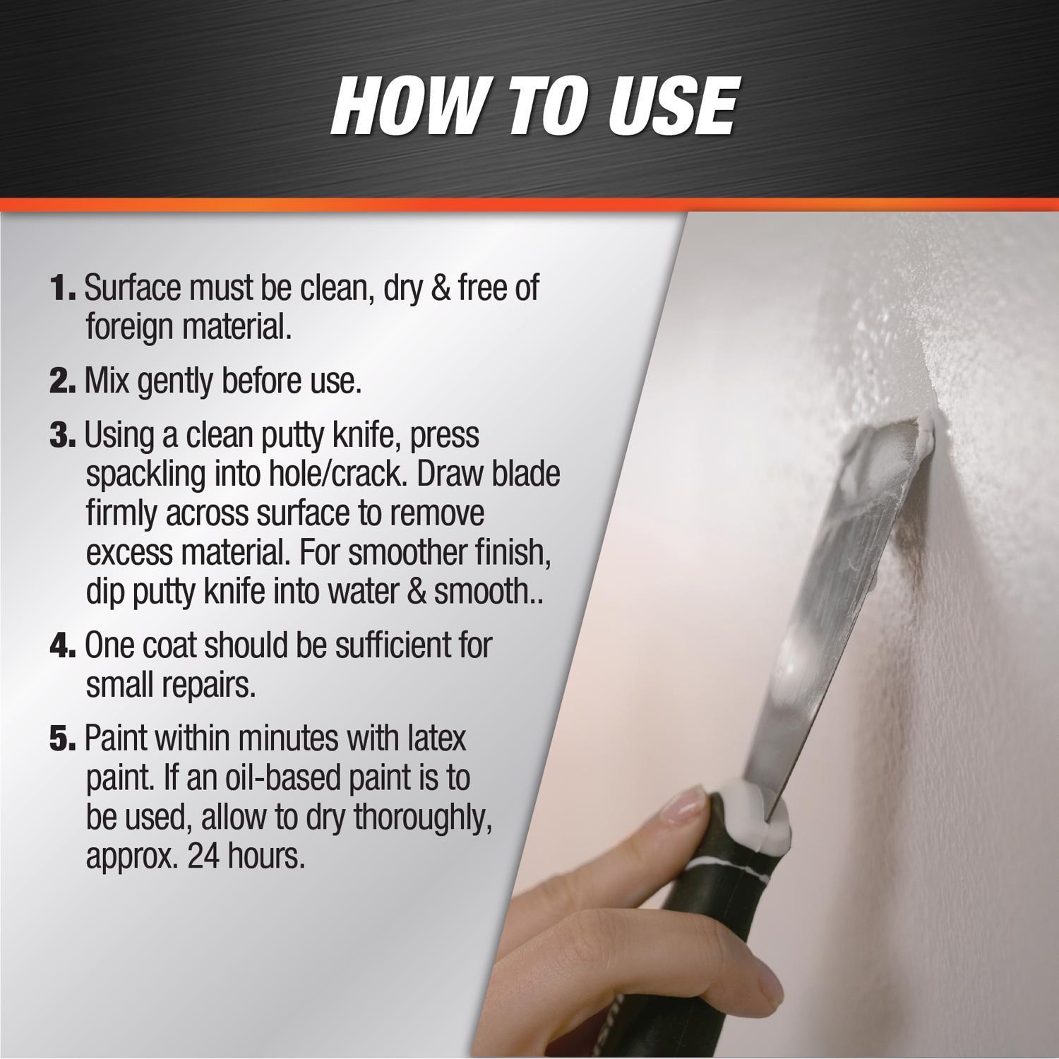 DAP Fast 'N Final Ready to Use White Lightweight Spackling Compound 1 gal