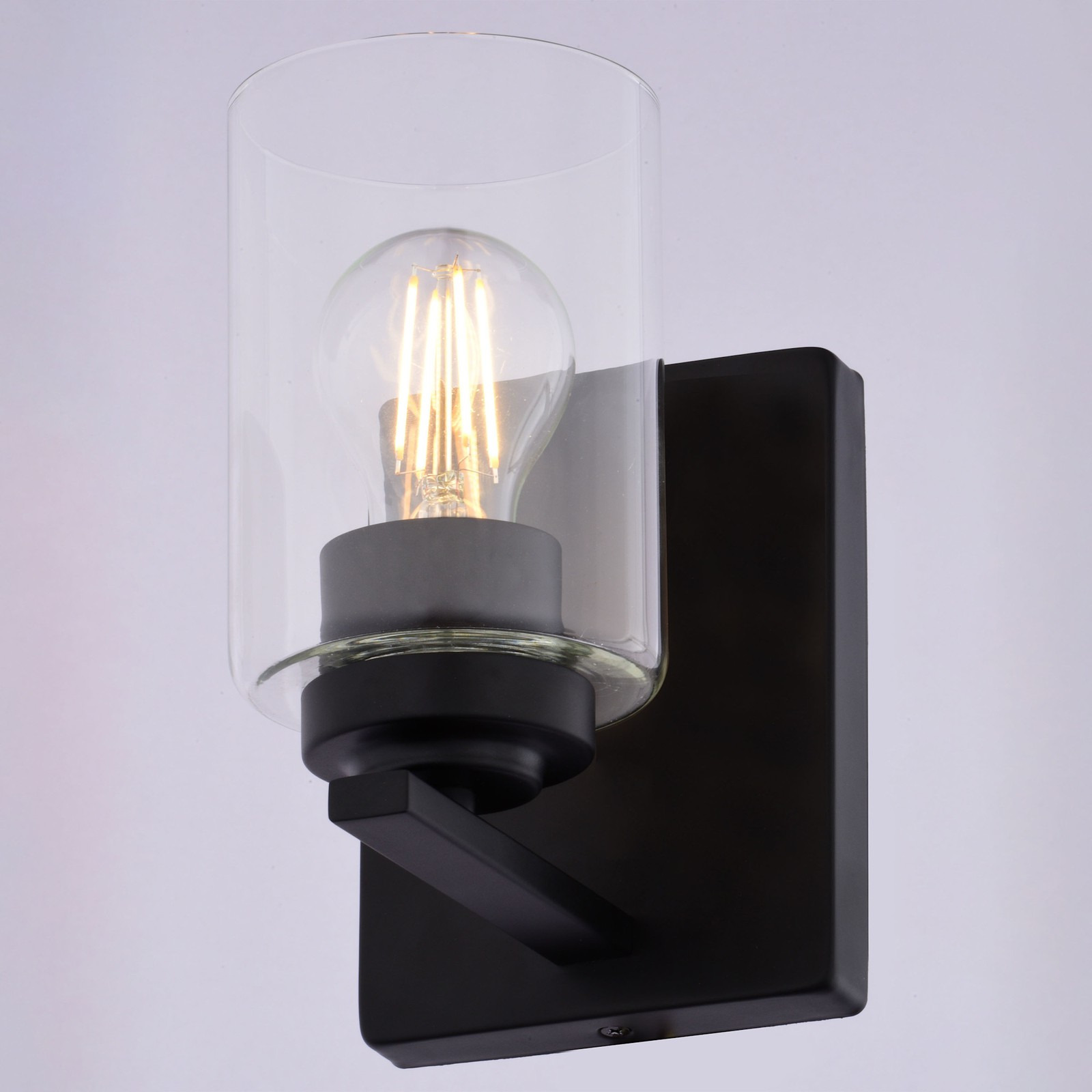 Vaxcel Lighting W0523 Park Ridge 8 in. Tall Bathroom Sconce - Black