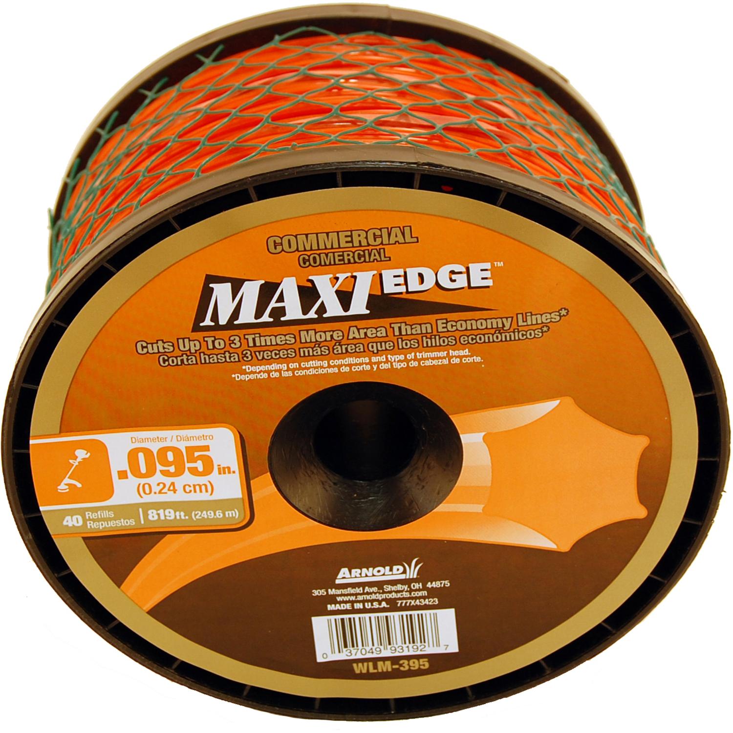 Arnold Maxi Edge Commercial Grade.095 in. D X 819 ft. L Trimmer Line