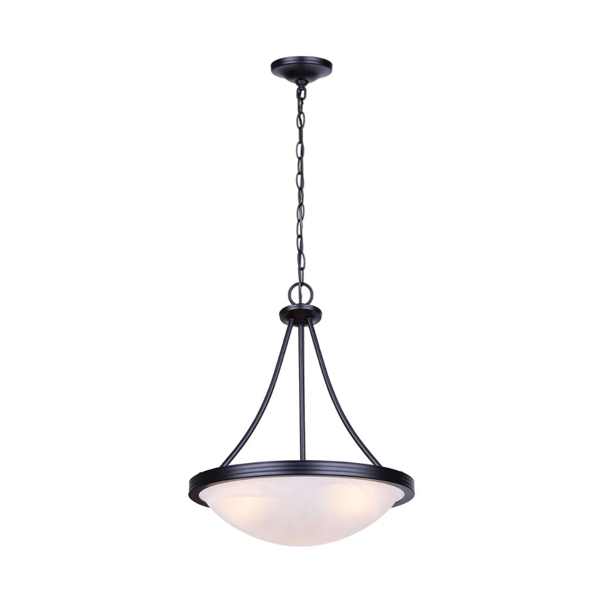 Canarm Chandelier Devon 3-light Matte Black