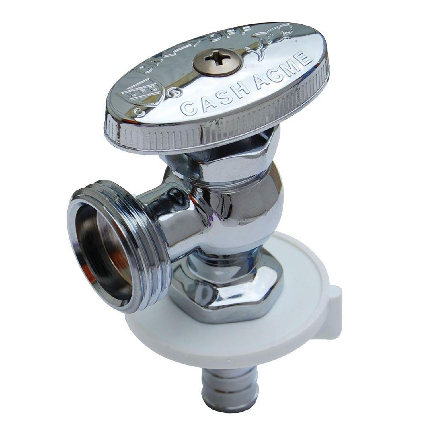 SharkBite 1/2 in. PEX Barb X 3/4 in. Brass Angle Stop Valve