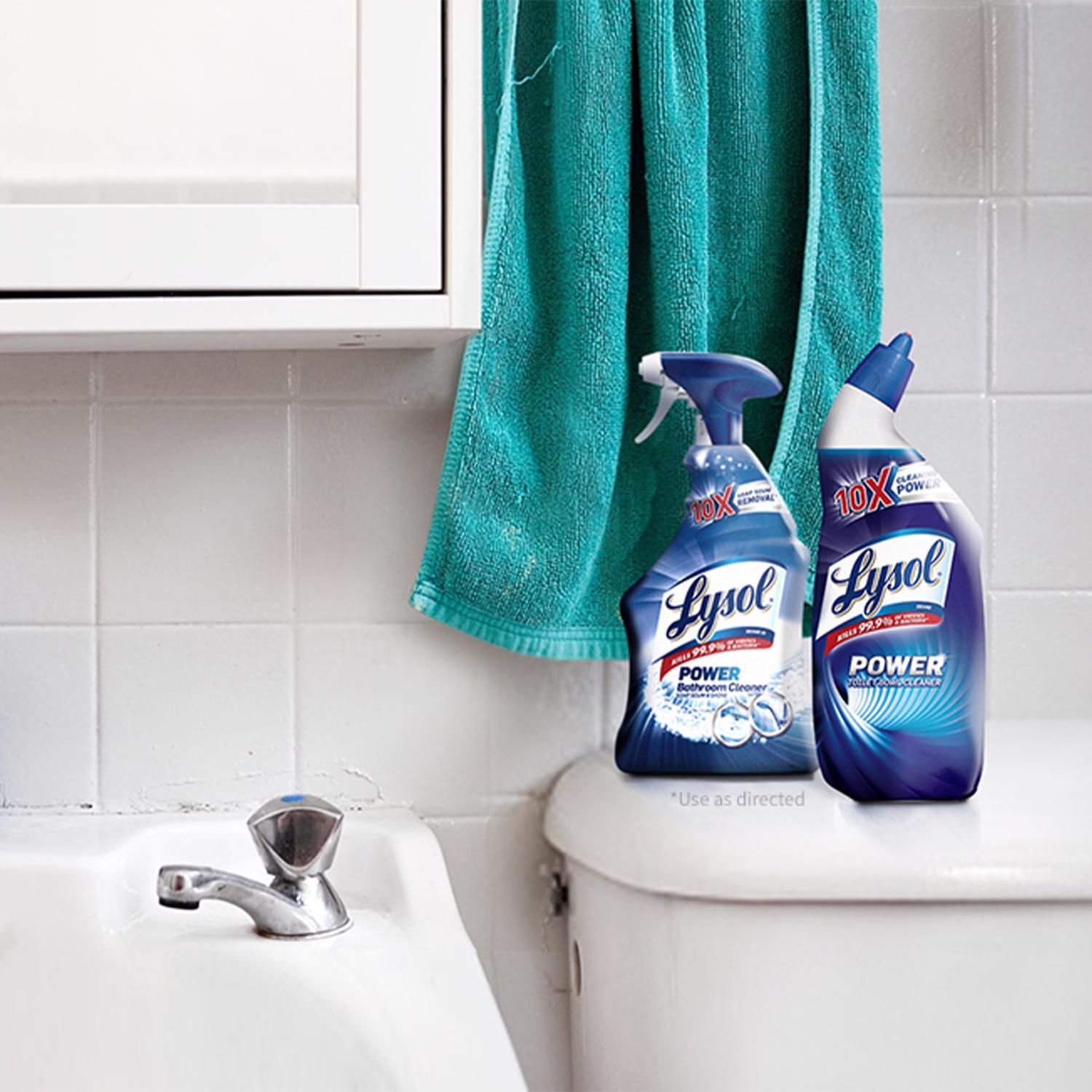 Lysol Complete Clean Power Fresh Scent Toilet Bowl Cleaner 24 oz Gel