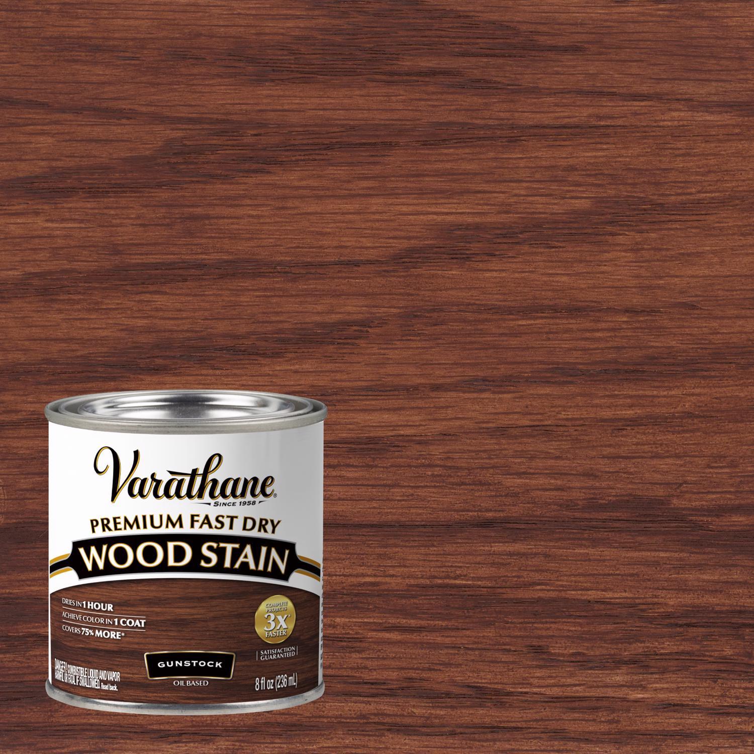 Varathane Premium Gunstock Oil-Based Fast Dry Wood Stain 1/2 pt