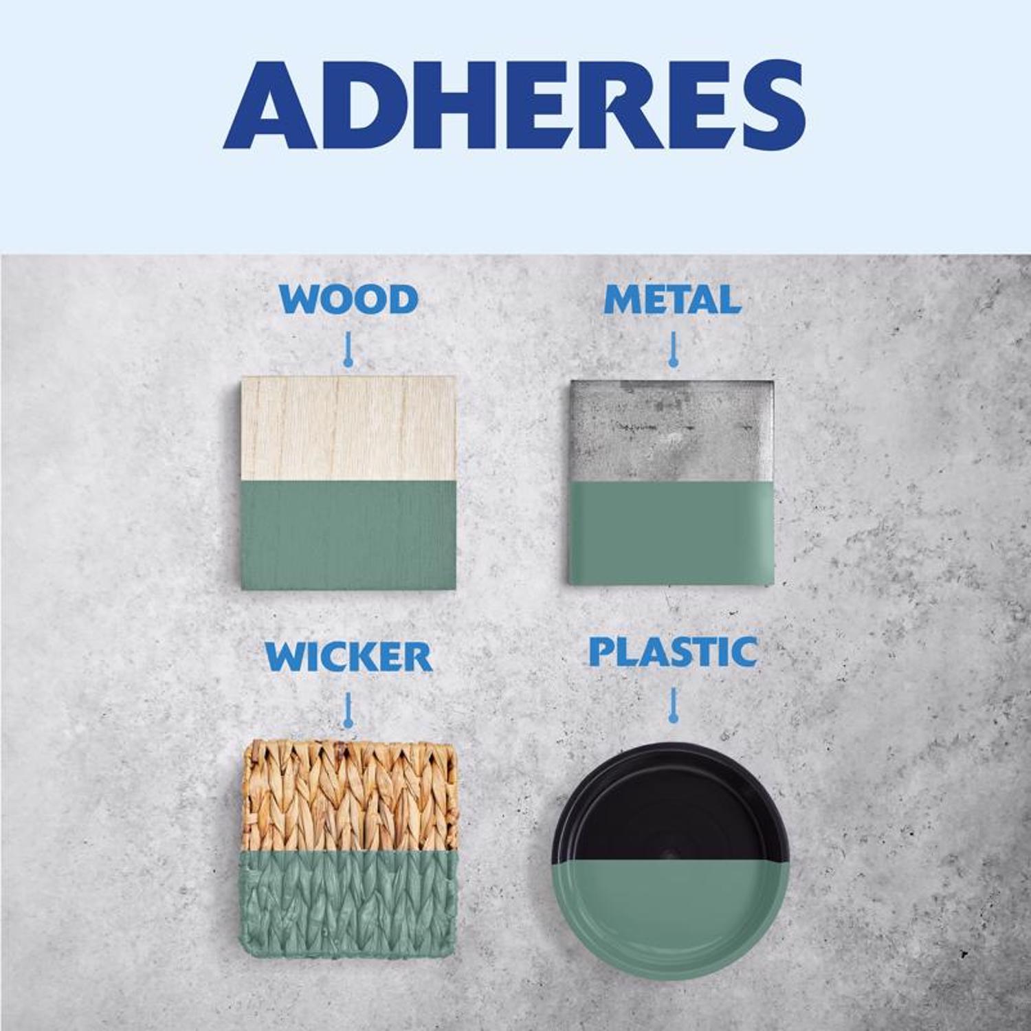 Rust-Oleum Painter's Touch 2X Ultra Cover Satin Eucalyptus Paint+Primer Spray Paint 12 oz.