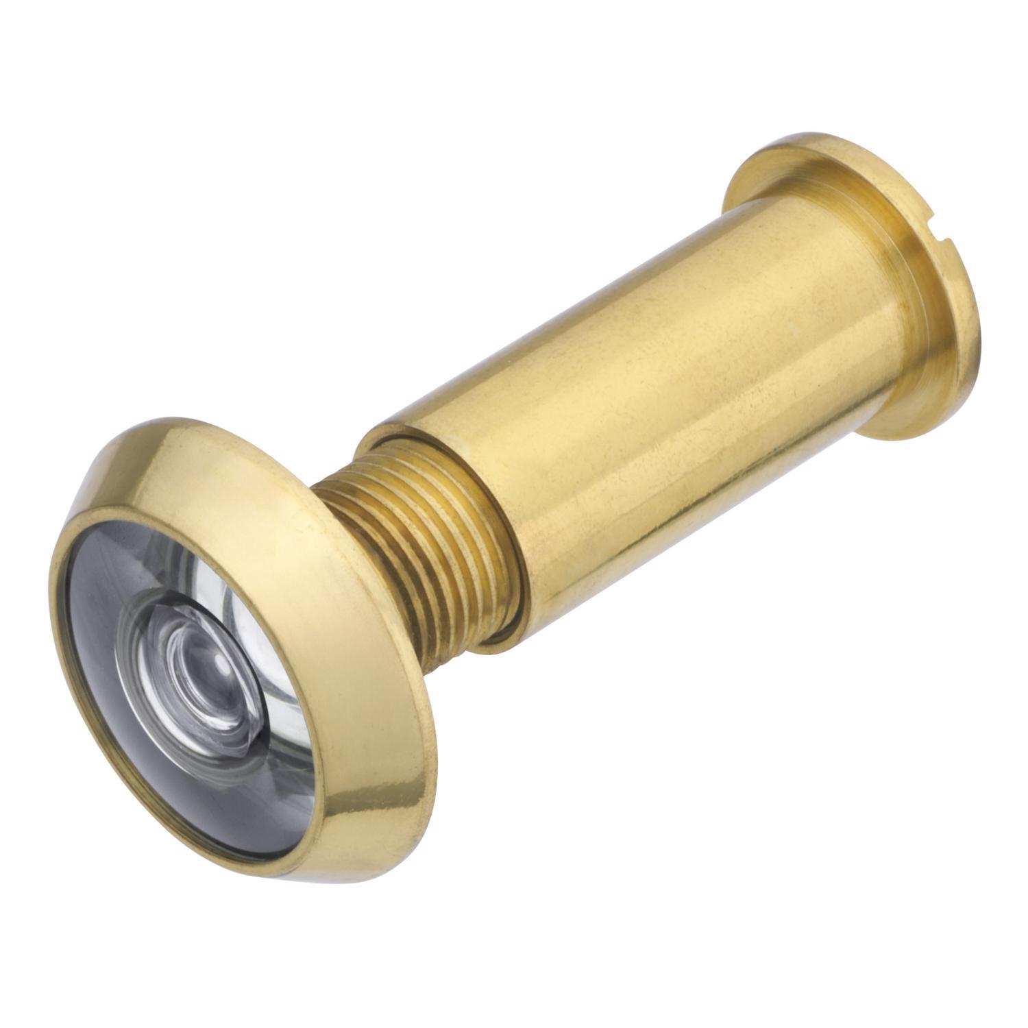 Ace 0.54 in. D 200 deg Bright Brass Door Viewer
