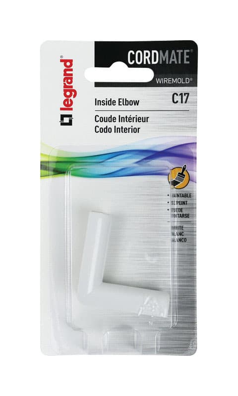 Legrand Cordmate Inside Elbow 1 Pack