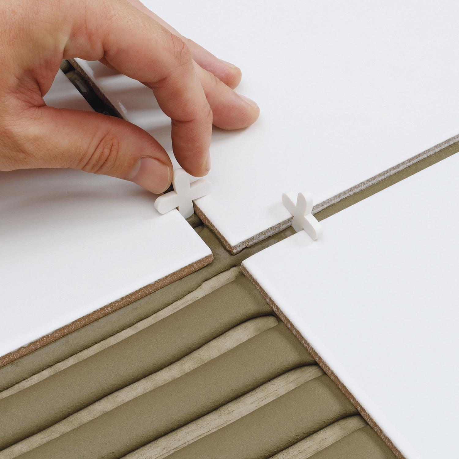 QEP 1/4 in. H X 0.12 in. W Plastic Tile Spacer 200 pc