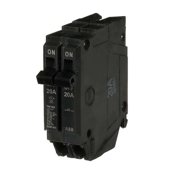 ABB 2-20 Amp Single-Pole Tandem 120-Volt/240-Volt Circuit Breaker