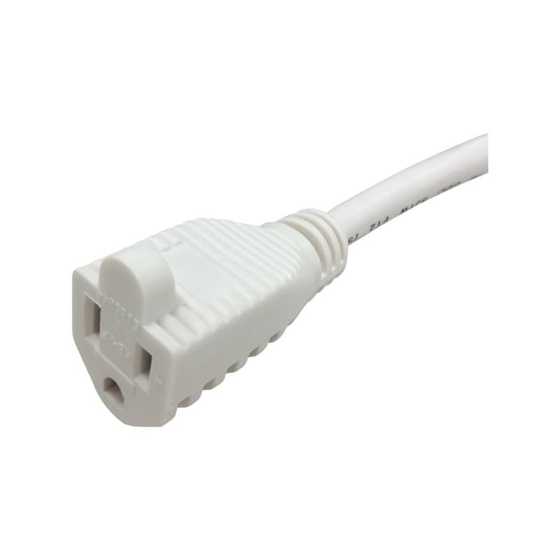 Ace Outdoor 15 ft. L White Extension Cord 16/3 SJTW