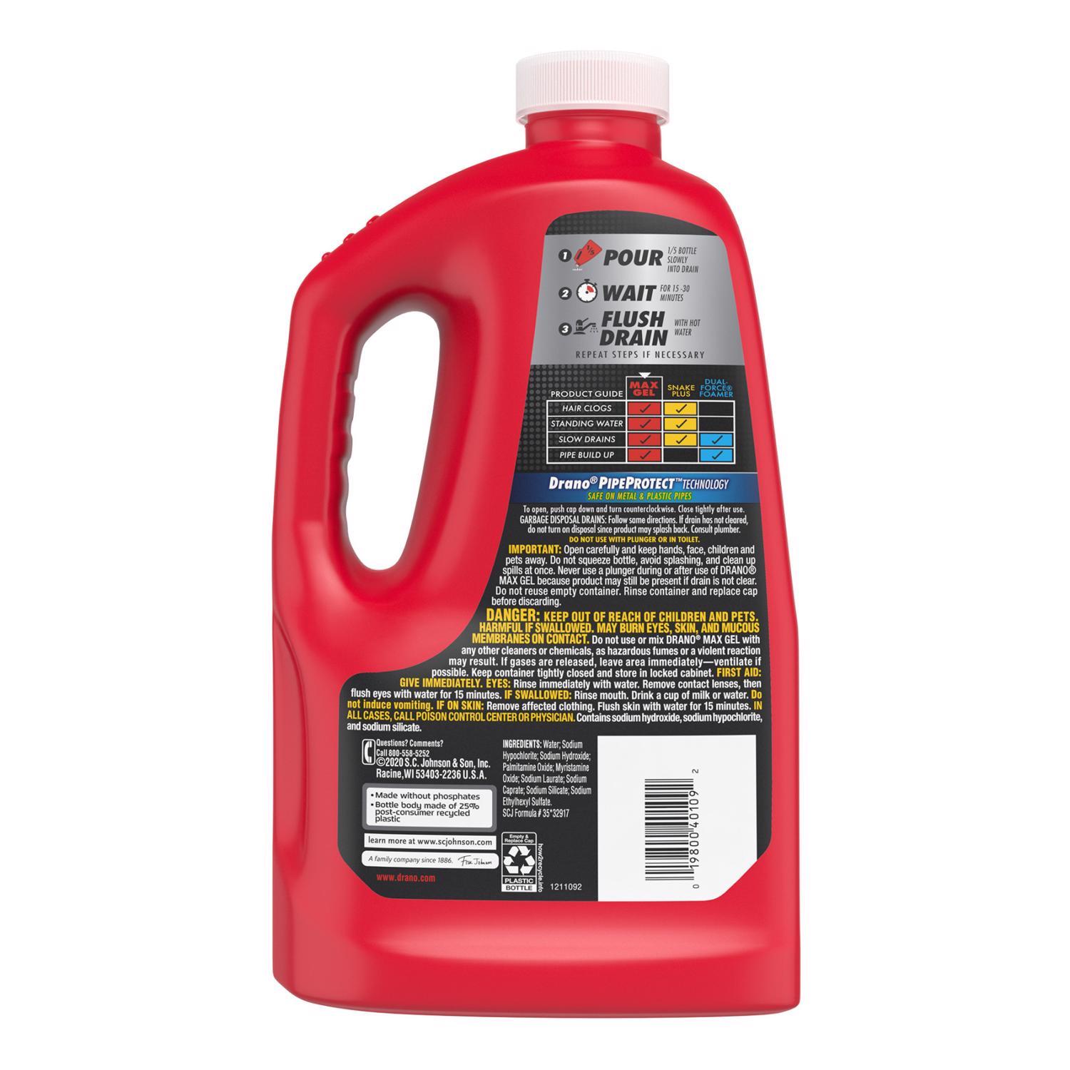 Drano Professional Strength Gel Clog Remover 80 oz