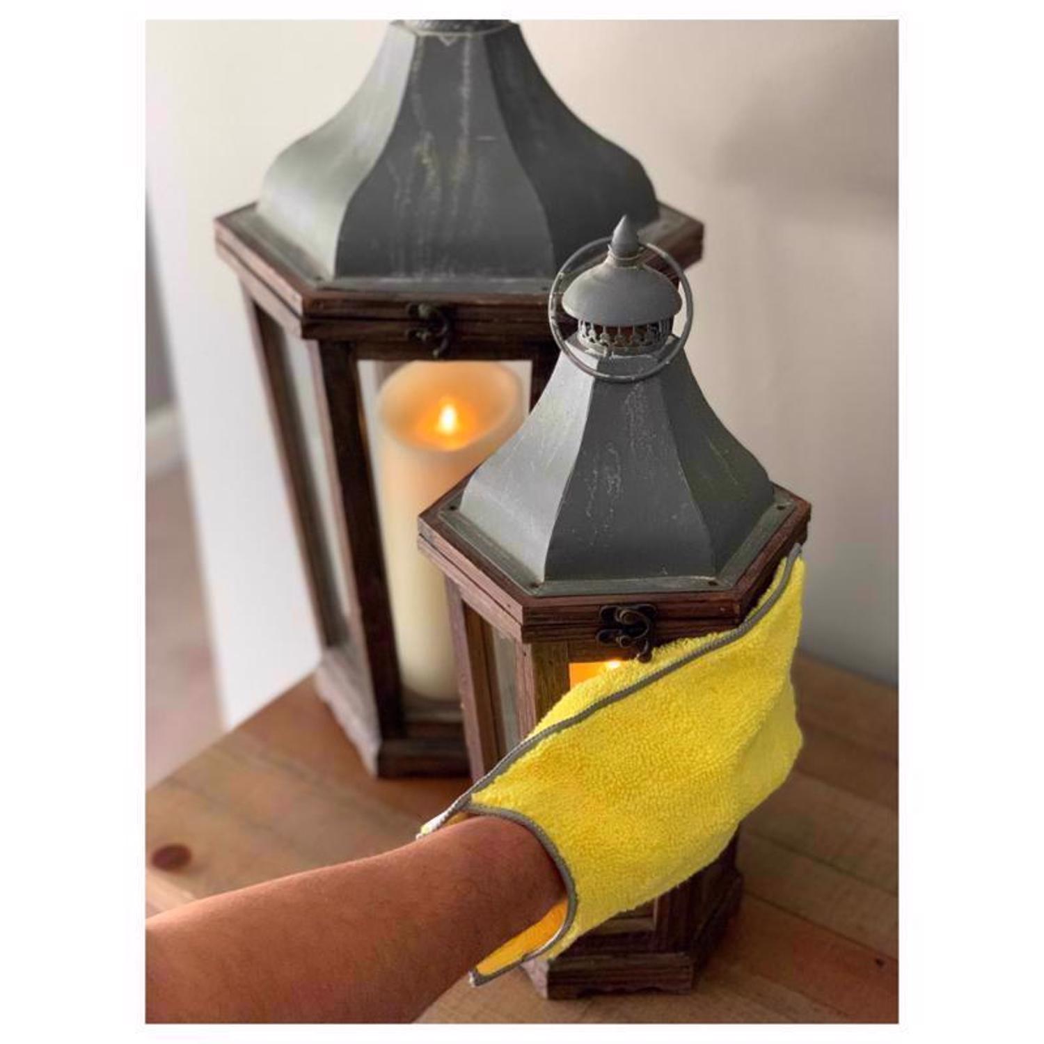 Handee Pockets Microfiber Cleaning Cloth 6.25 in. W X 9.75 in. L 2 pk