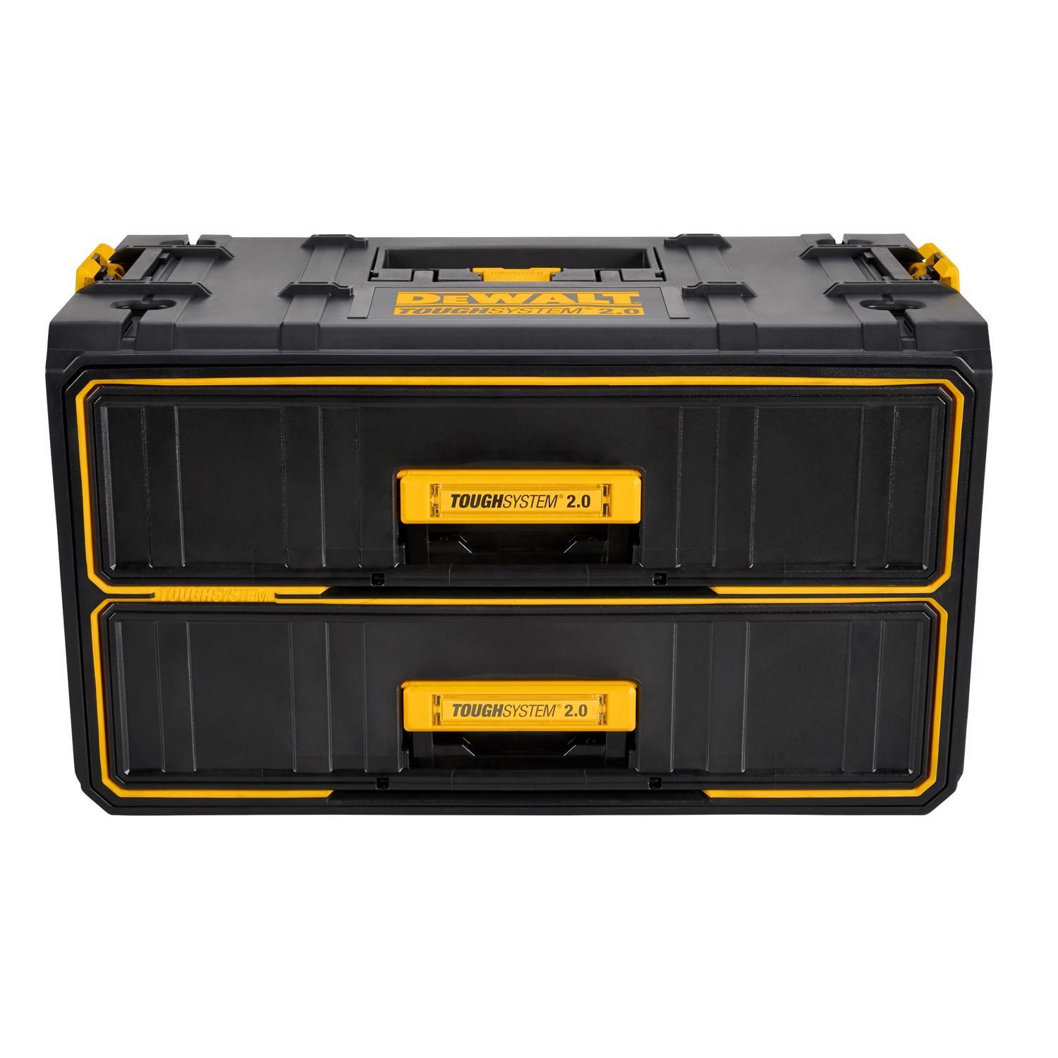 DEWALT ToughSystem 2.0 21.8 in. Tool Box Black/Yellow