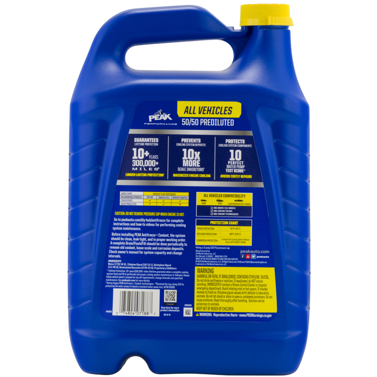 Peak 50/50 Antifreeze/Coolant 1 gal Stine Home + Yard The Family