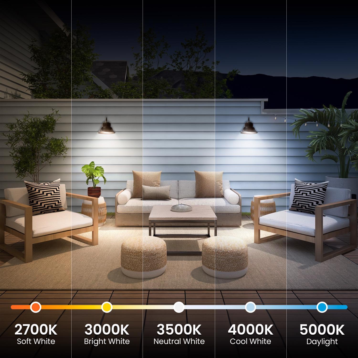 Feit PAR38 E26 (Medium) LED Floodlight Bulb Adjustable White 325 Watt Equivalence 1 Pack