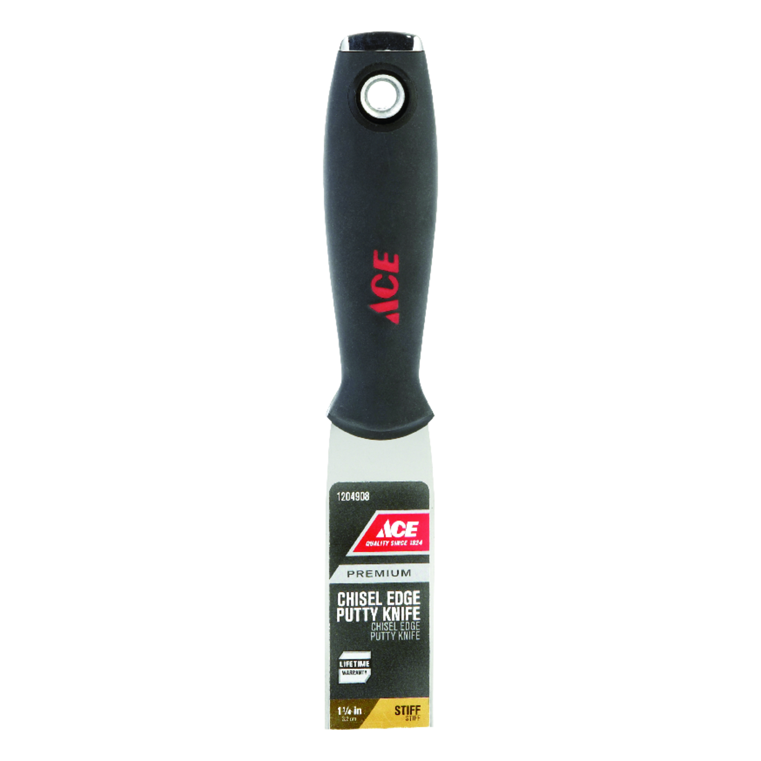 Ace 1.25 in. W Carbon Steel Stiff Putty Knife
