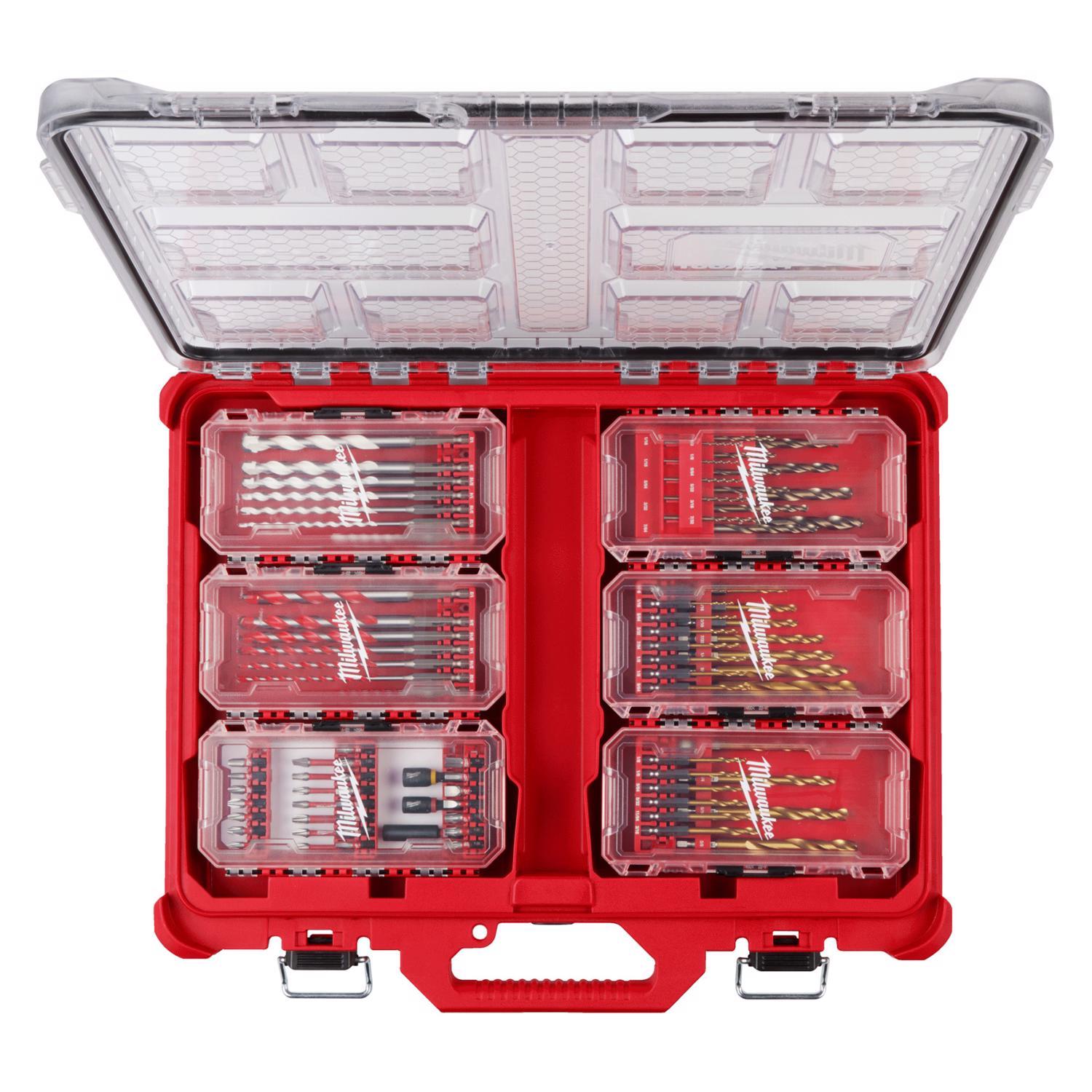 Milwaukee Shockwave Screwdriver Bit Set Alloy Steel 60 pc
