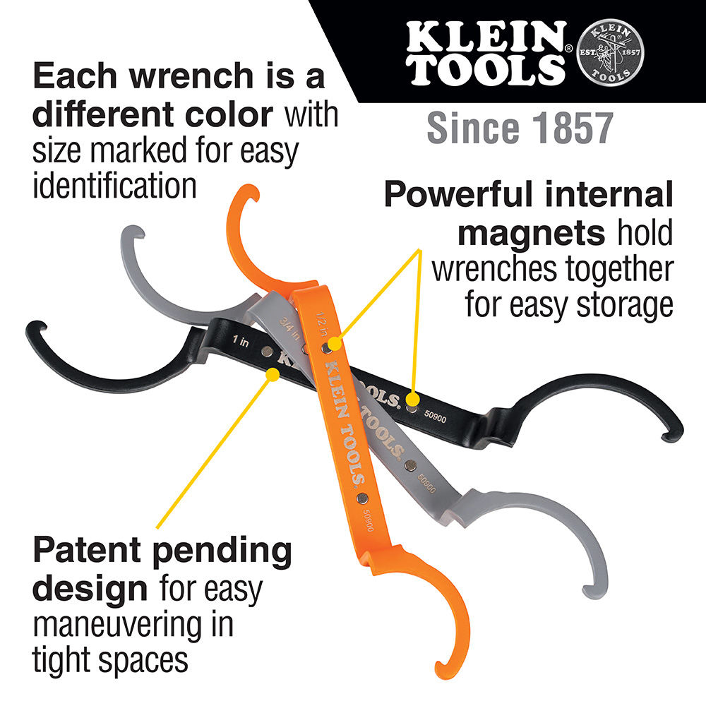 Klein Locknut Wrench Set