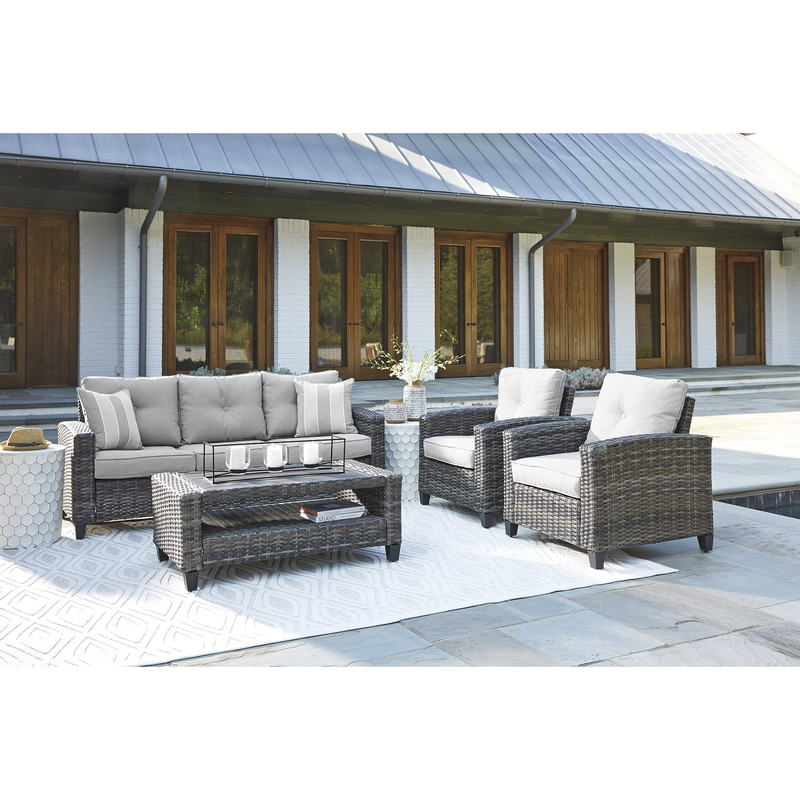 Oasis Court 4-Piece Outdoor Conversation Set