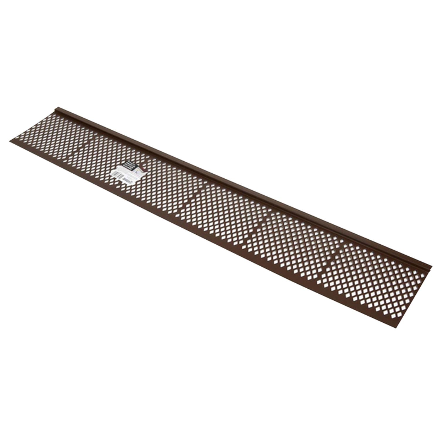 Amerimax 6.5 in. W X 36 in. L Brown Plastic Snap-in Filter 1 pk