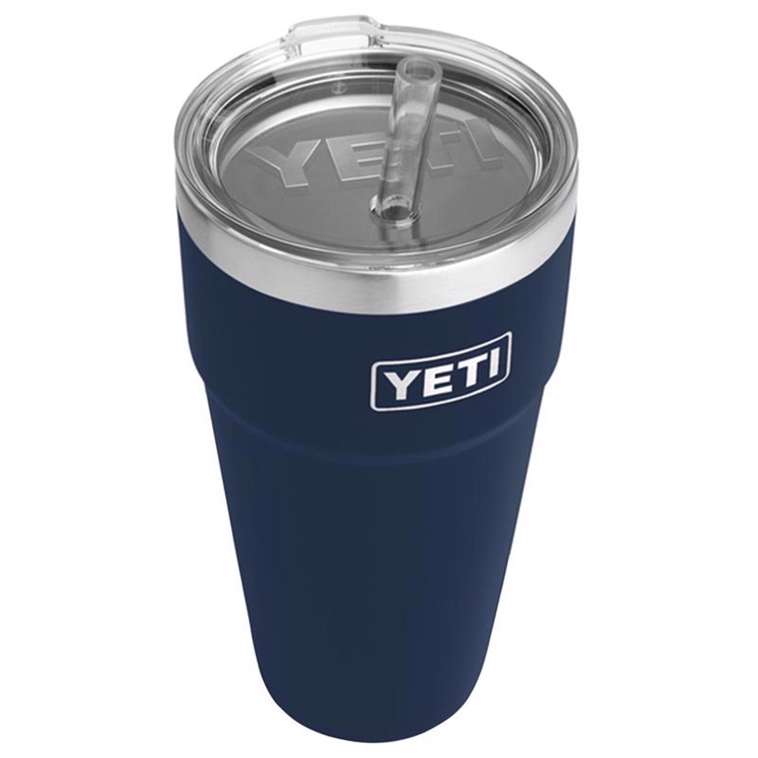 YETI Rambler 26 oz Navy BPA Free Straw Cup