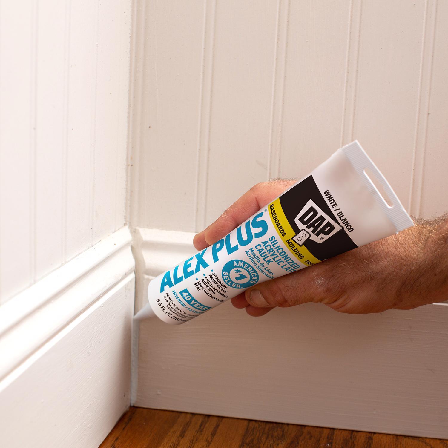 DAP Alex Plus White Acrylic All Purpose Caulk 5.5 oz