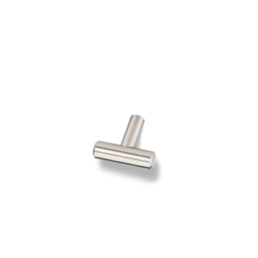 40mm Overall Length "T" Cabinet Knob with Beveled Ends Brushed Oil Rubbed Bronze