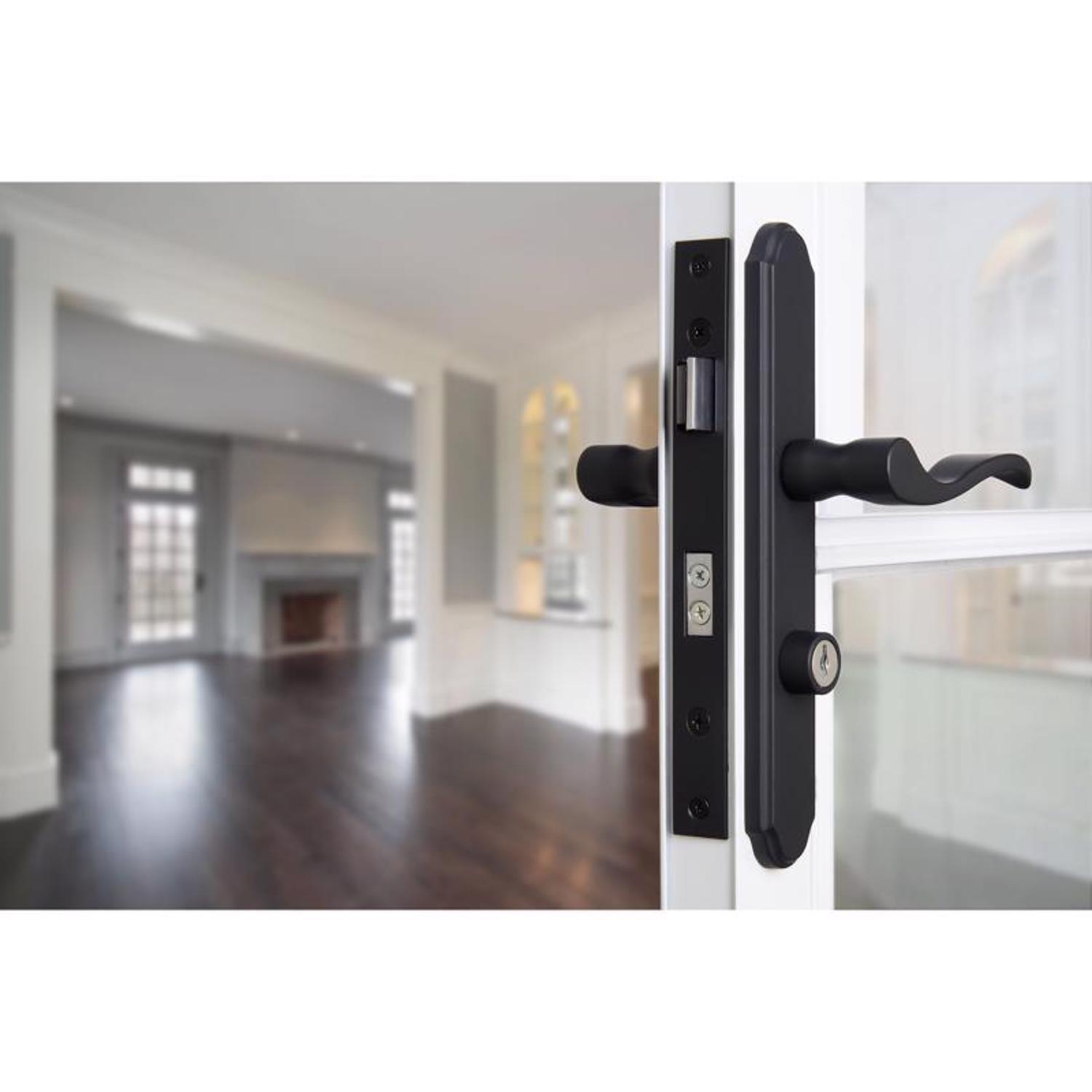 Ace Matte Black Metal Mortise Latch 1 pk