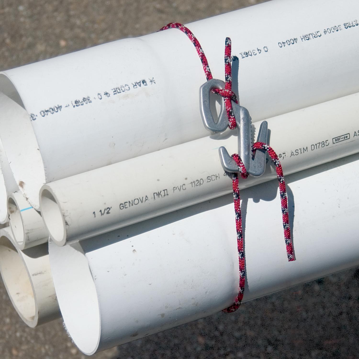 Nite Ize Figure 9 3 in. L Silver Twisted Plastic Tie-Down Rope