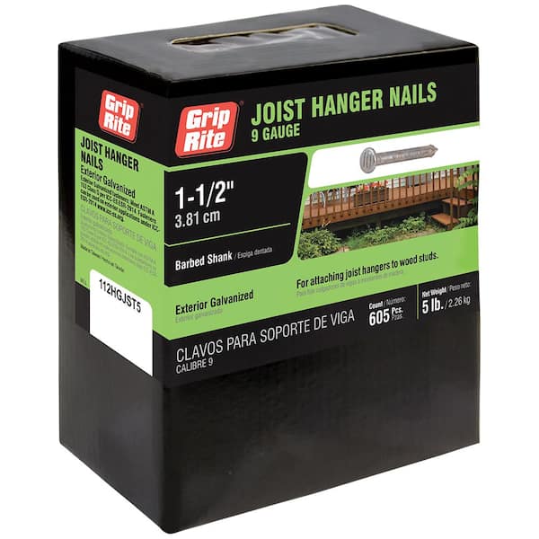 Grip-Rite Nail Joist Hgr HD 1.5" 5#