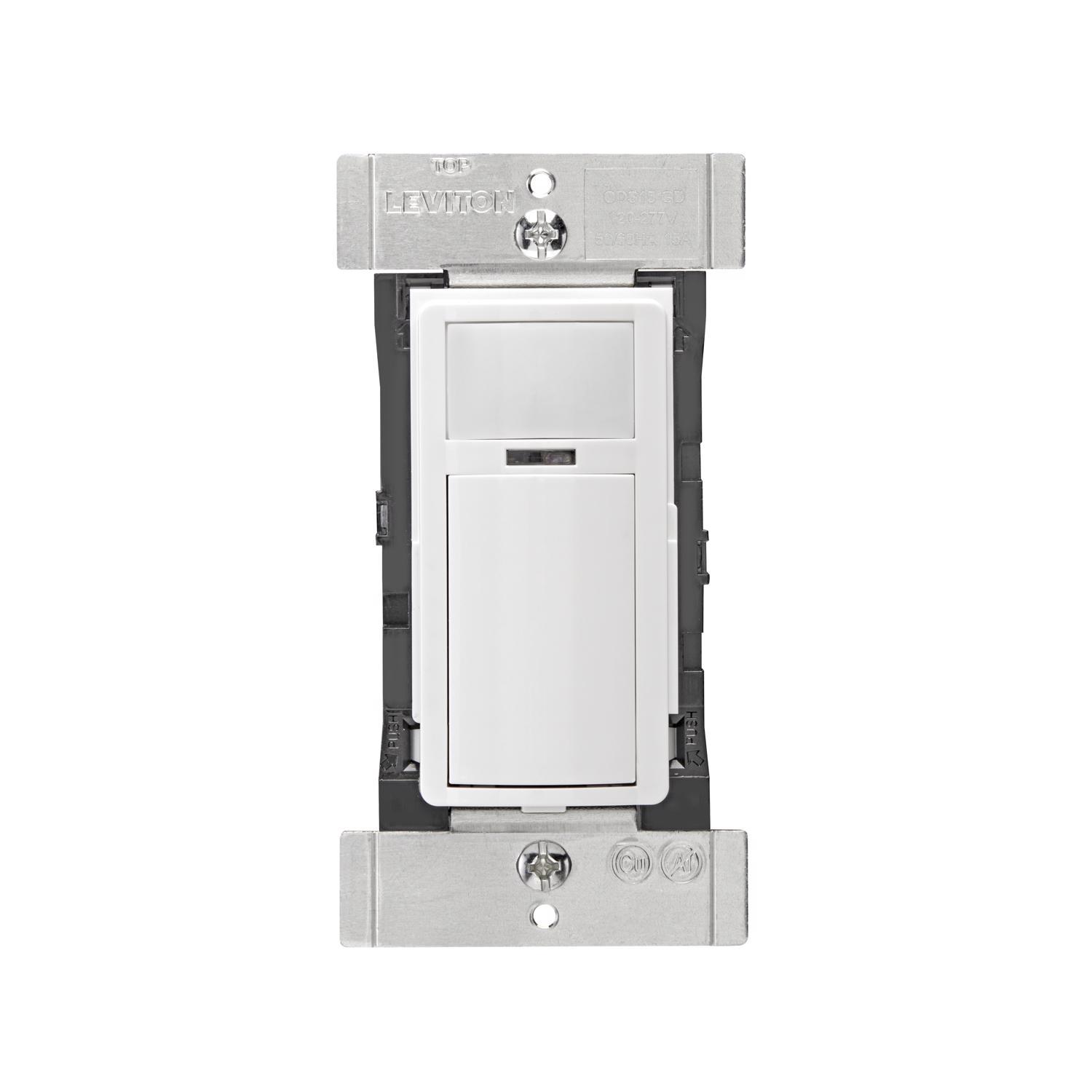 Leviton Decora 10 amps Motion Sensor Switch White 1 pk