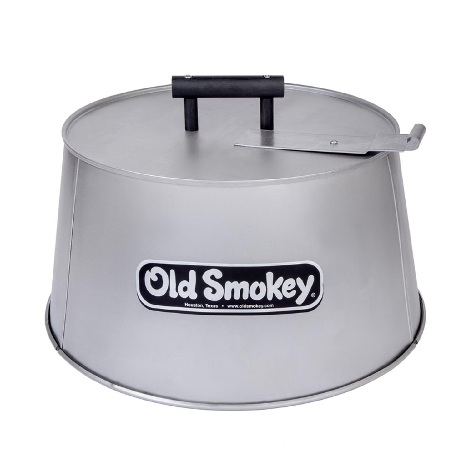 Old Smokey Products 13 in. Charcoal Grill Silver