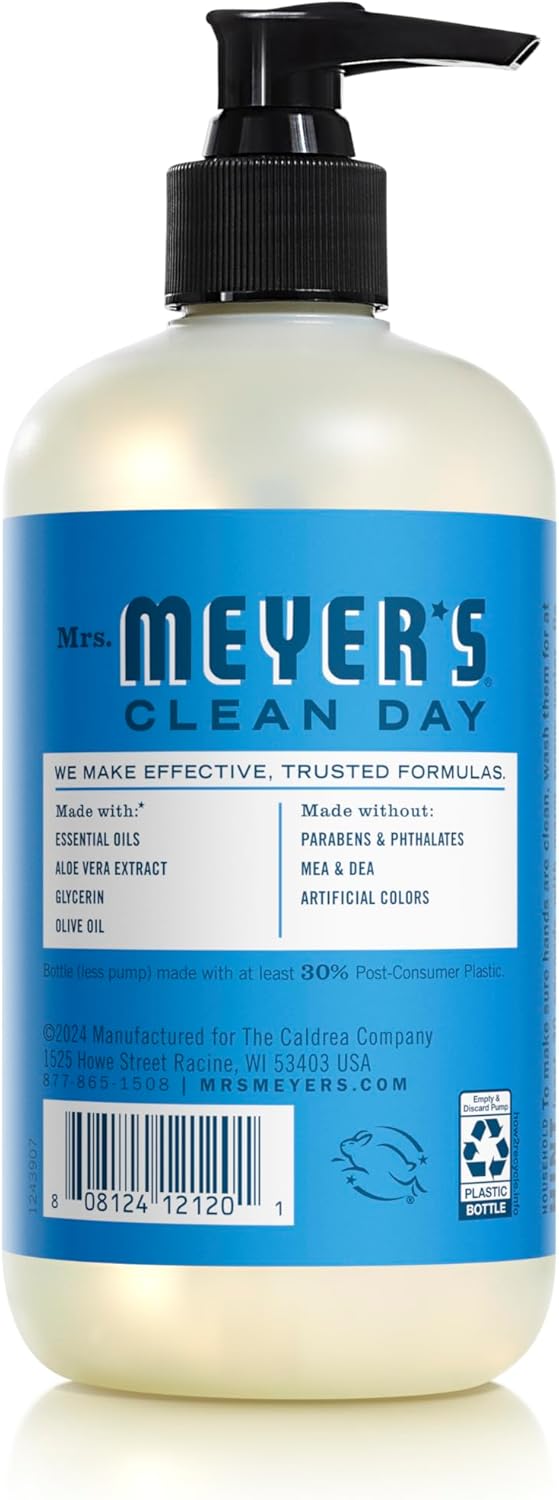 Mrs. Meyer's Clean Day Liquid Hand Soap Blueberry 12.5 oz