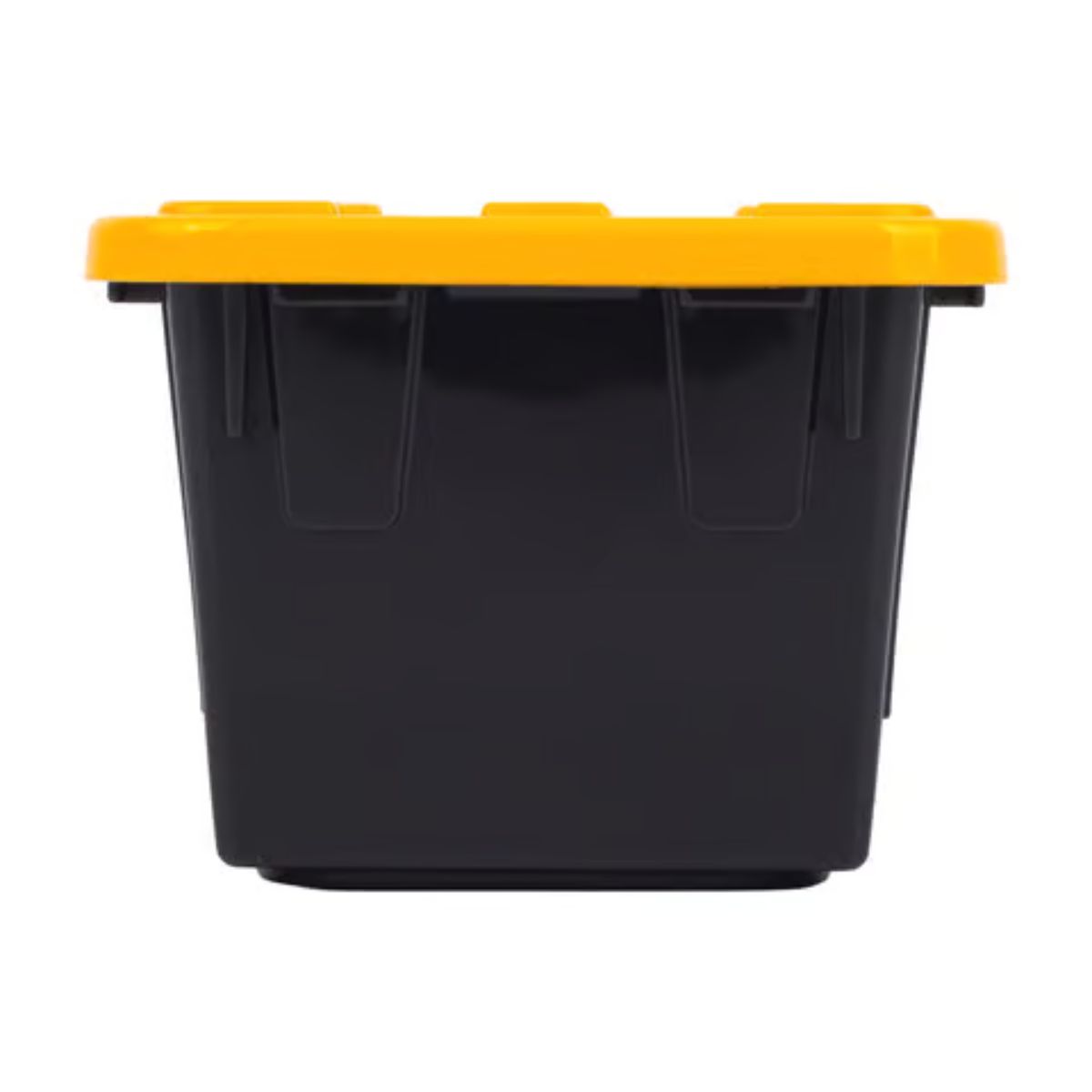 Greenmade 0.09 gal Black/Yellow Mini Tote 2.4 in. H X 3.3 in. W X 4.8 in. D Stackable