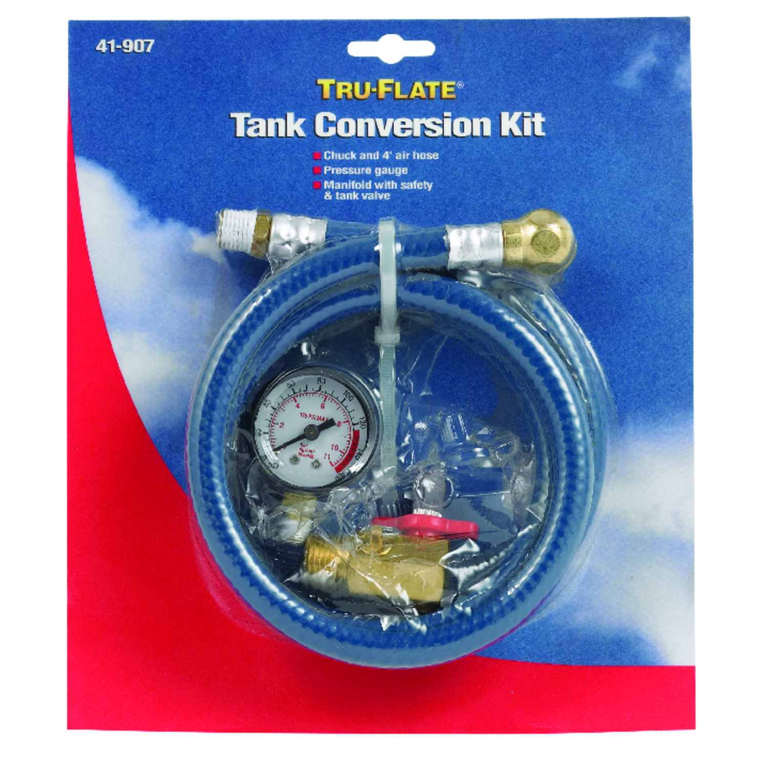 Tru-Flate Brass Tank Valve 4 in. Female 1 pc