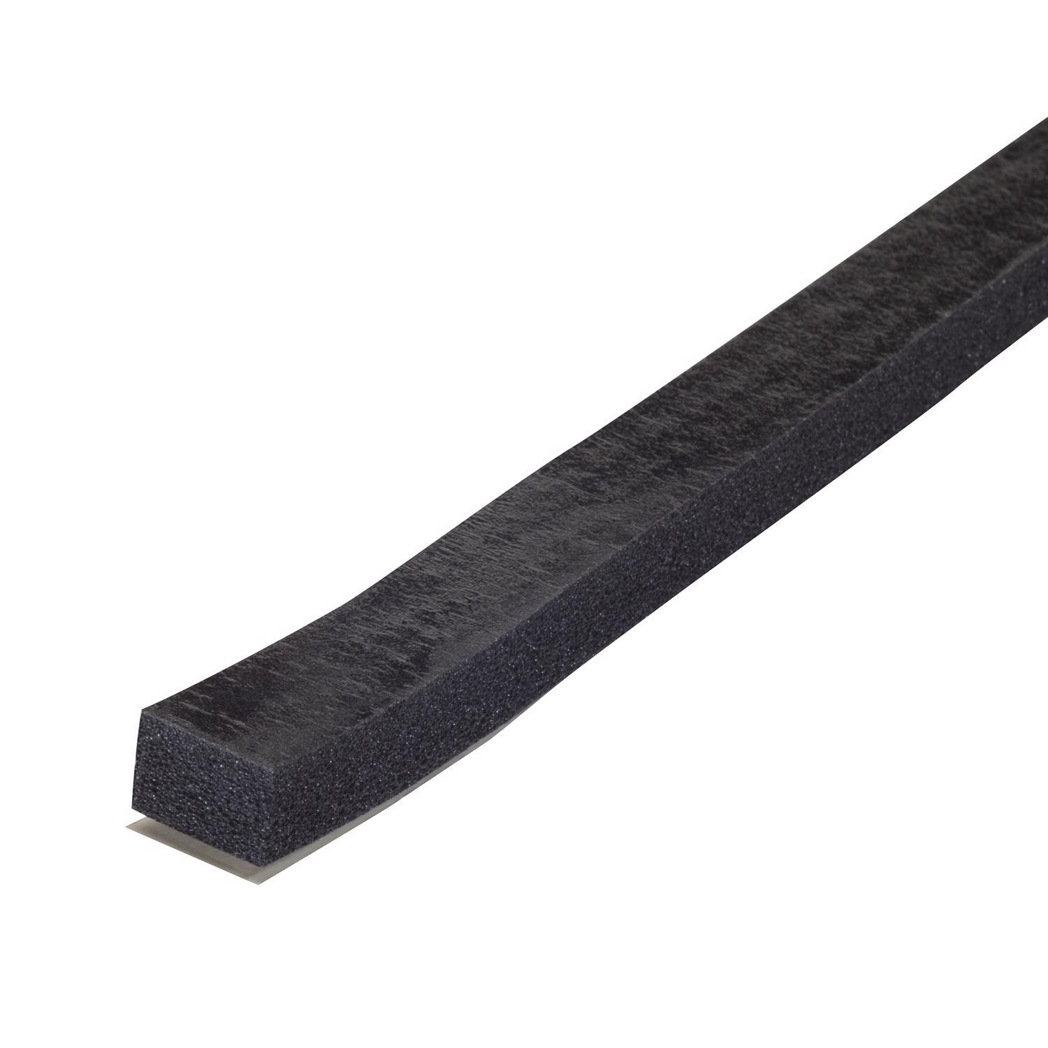 M-D Black Foam Weather Stripping Tape For Doors and Windows 10 ft. L X 3/8 in.