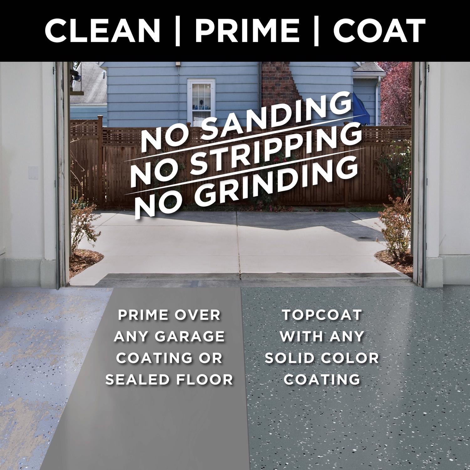 Rust-Oleum Garage and Interior Gray Matte Water-Based Primer 1 gal