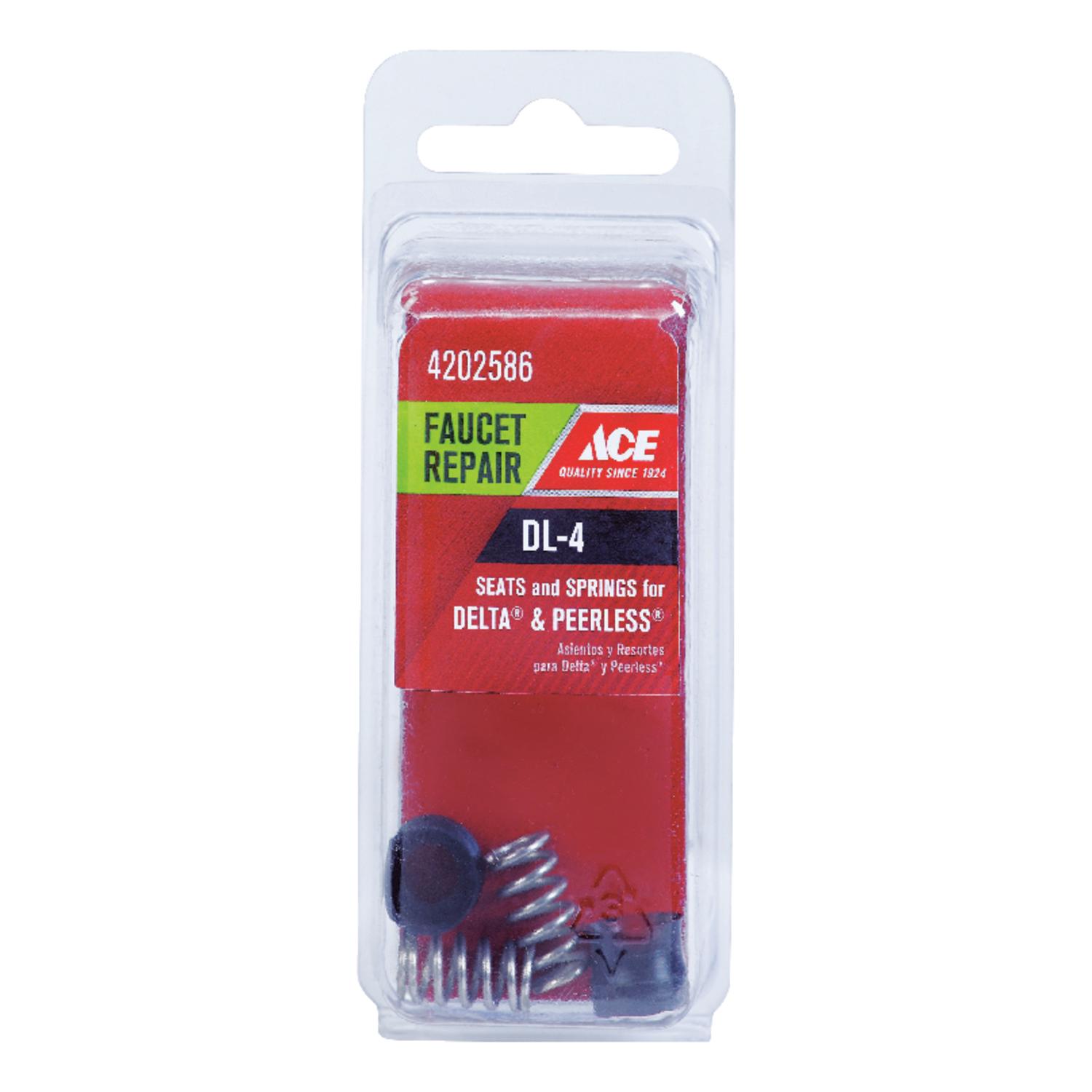 Ace For Delta/Peerless 1/2 in.-24 Plastic/Metal Faucet Seats and Springs
