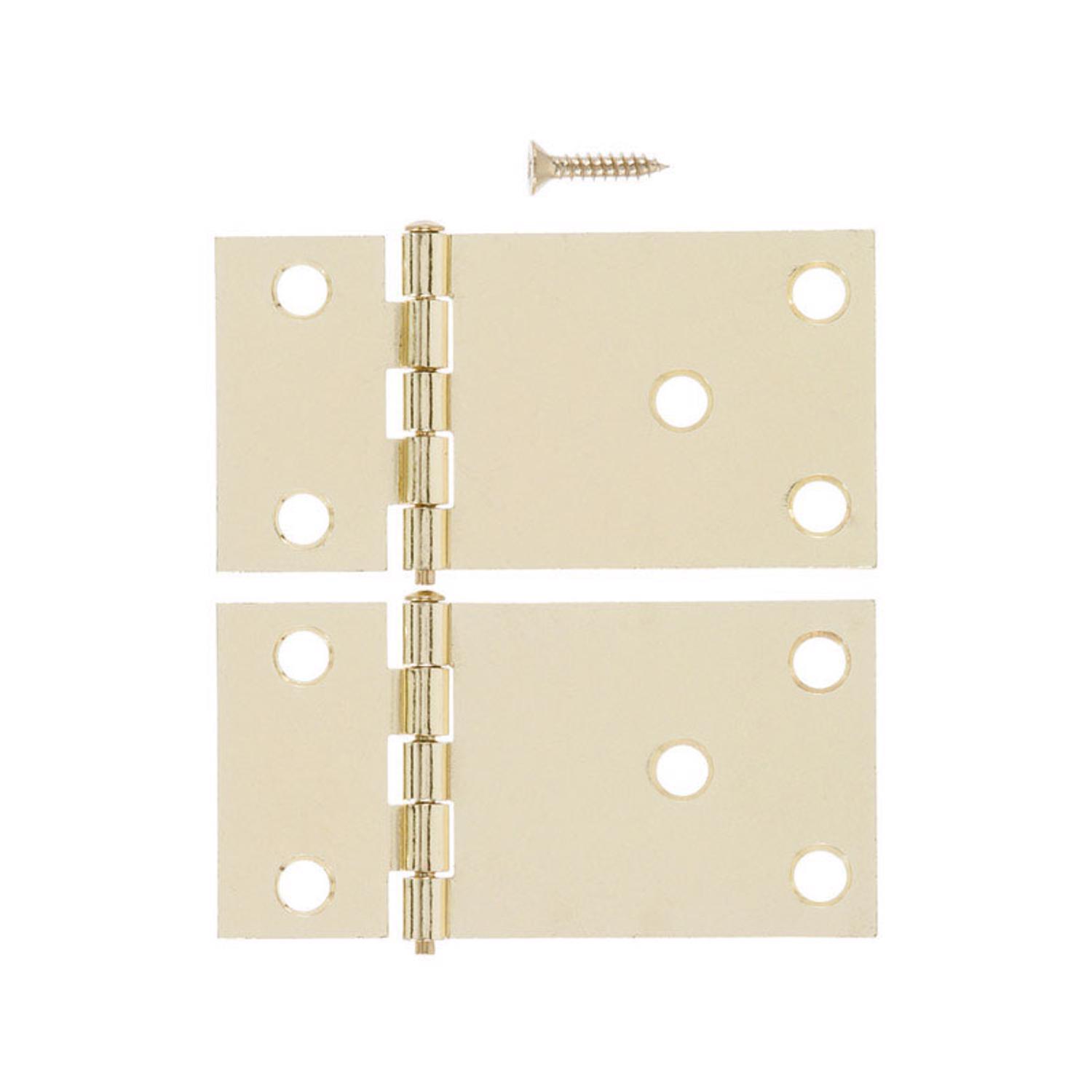 Ace 1-1/2 in. L Bright Brass Wide Throw Shutter Hinge 1 pk