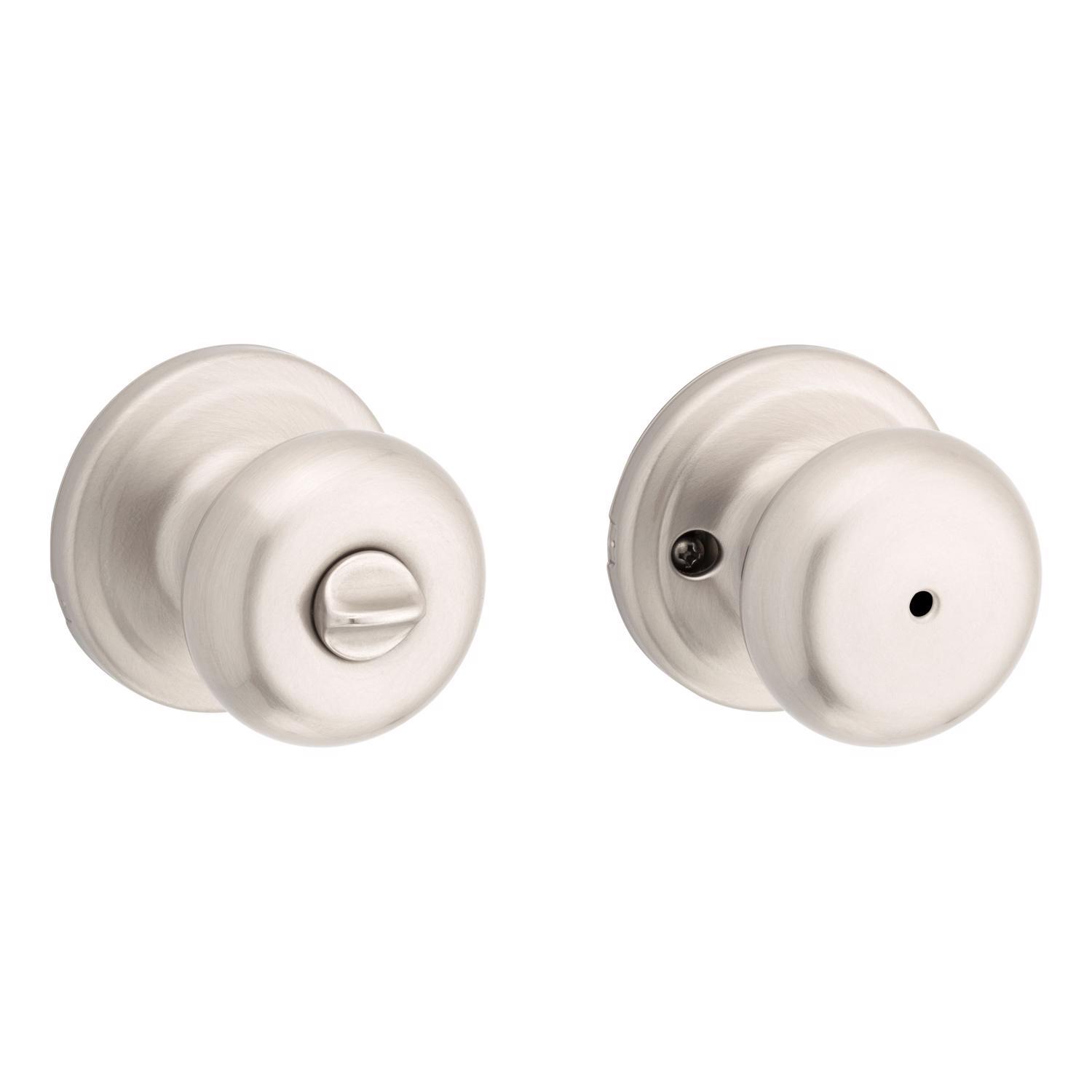 Kwikset Juno Satin Nickel Privacy Lockset 1-3/4 in.