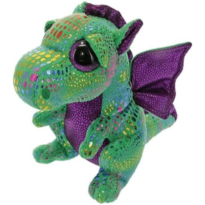 Ty Beanie Boos Cinder The Green Dragon Plush