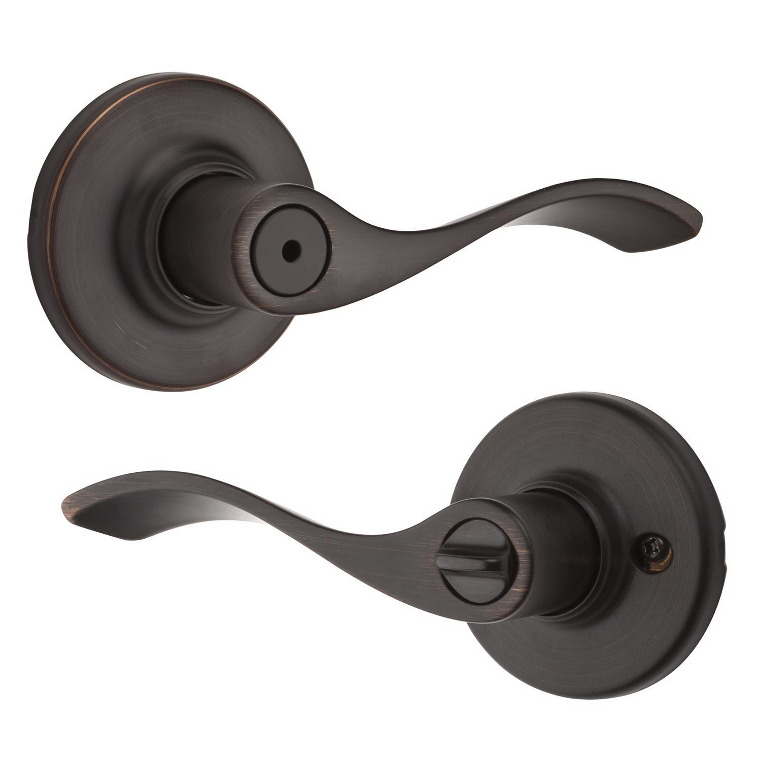 Kwikset Balboa Venetian Bronze Privacy Lever Right or Left Handed