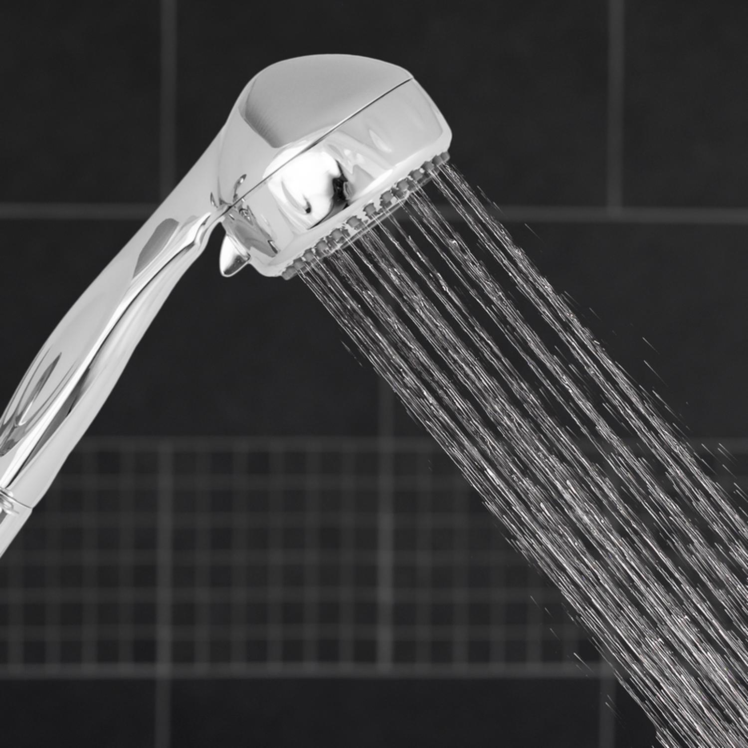 Waterpik PowerSpray Plus Chrome 5 settings Handheld Showerhead 1.8 gpm