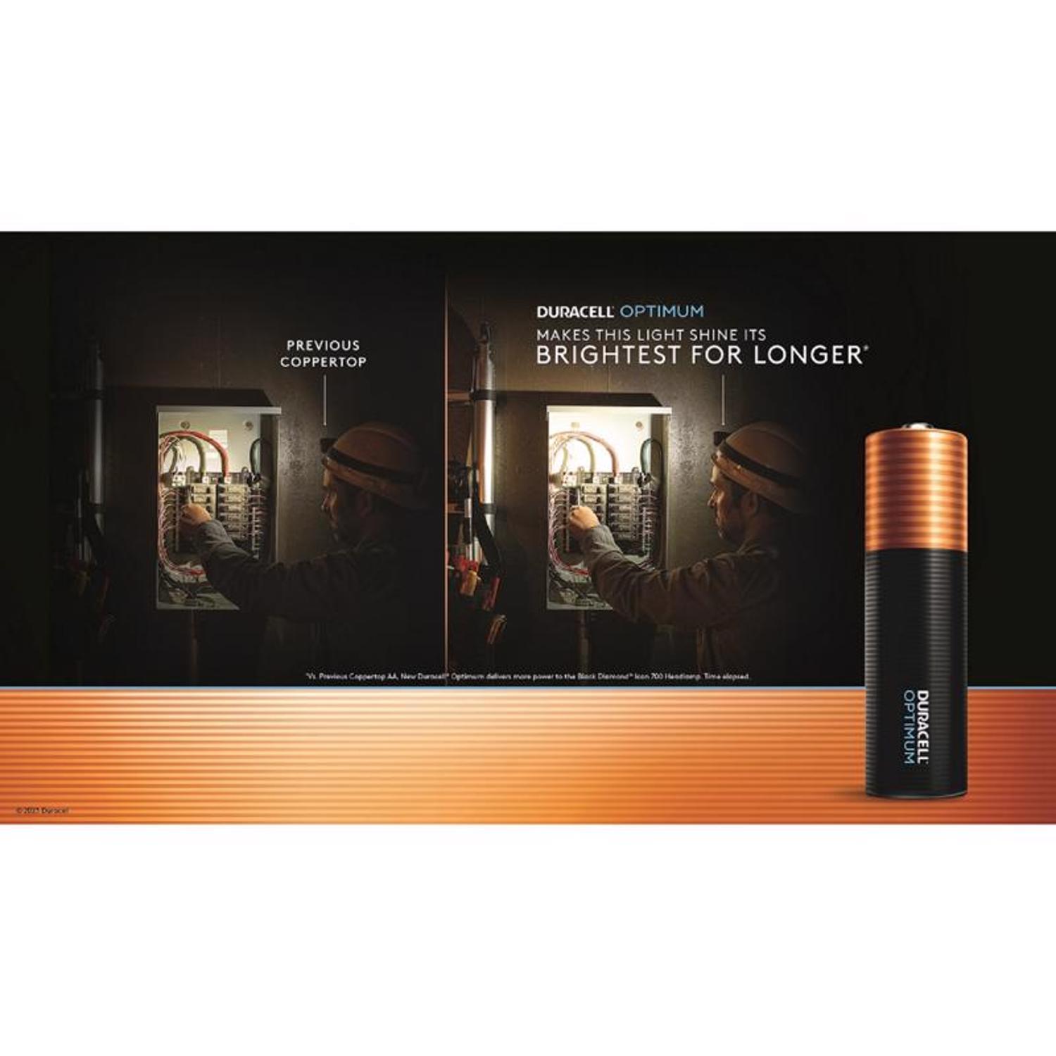 Duracell Optimum AAA Alkaline Batteries 12 pk Carded