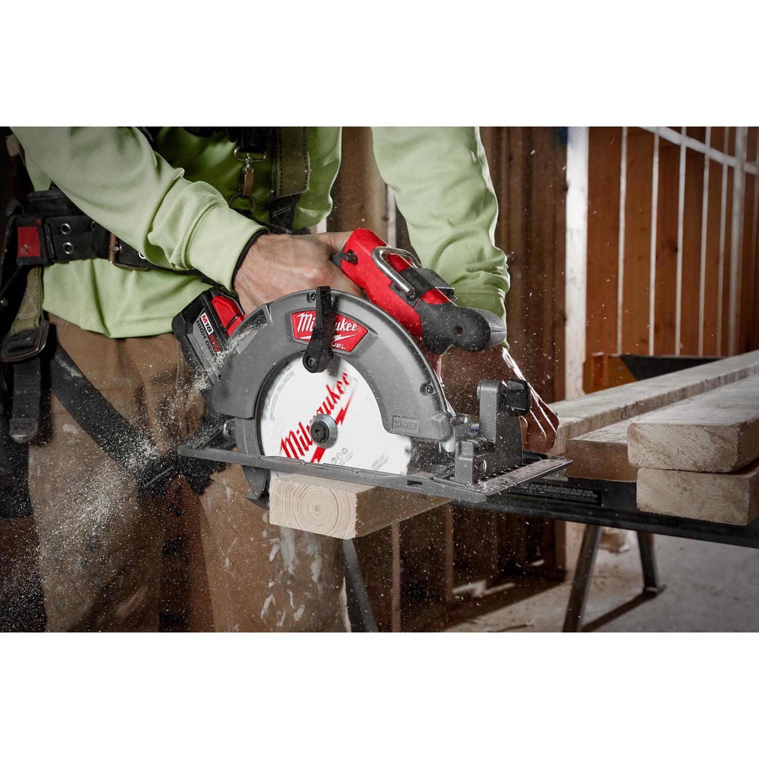Milwaukee 7-1/4 in. D X 5/8 in. Fine Finish Tungsten Carbide Circular Saw Blade 40 teeth 1 pc