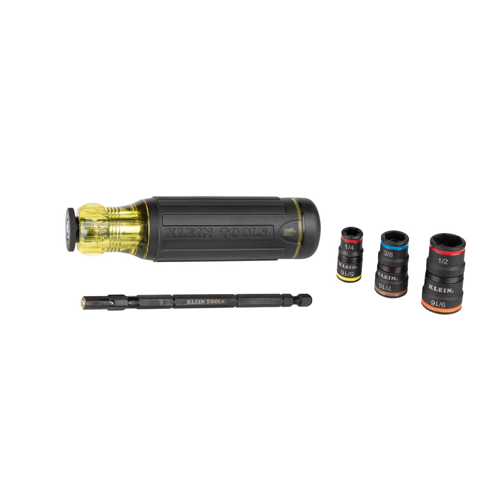 Klein 20-in-1 Impact Driver Set with Screwdriver Bits and Flip Sockets