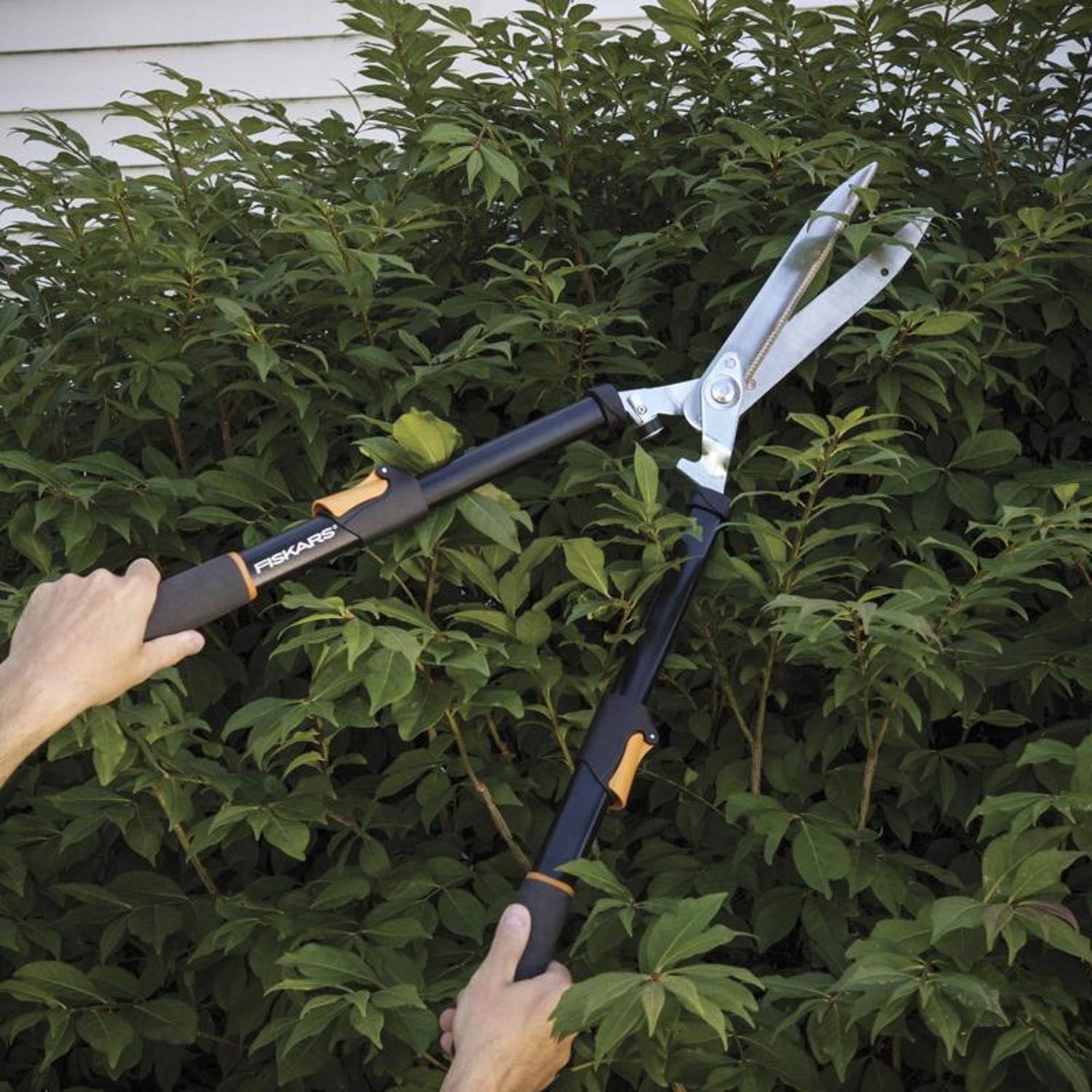 Fiskars 10 in. Steel Serrated Hedge Shears
